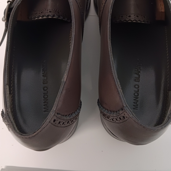 Manolo Blahnik Men's Callimaco Monkstrap Dress Shoes - EU 42.5/US9.5 - Picture 12 of 16